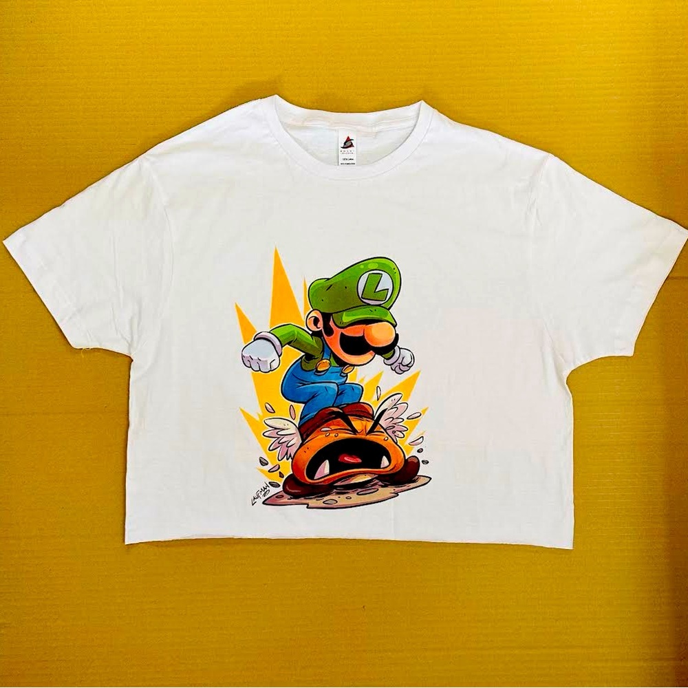 Mario Bros Luigy Crop Top